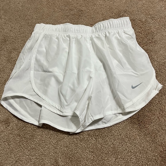 White Nike running shorts - Picture 1 of 3